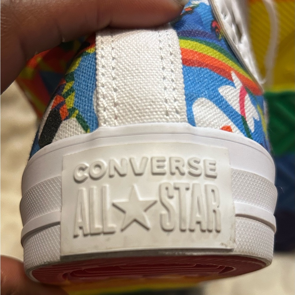 Converse Chuck Taylor All Star High top Pride Unisex wms. Sz. 7.5 men’s sz.5.5 - Picture 10 of 12